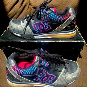 DC Black and Pink Athletic Shoes
